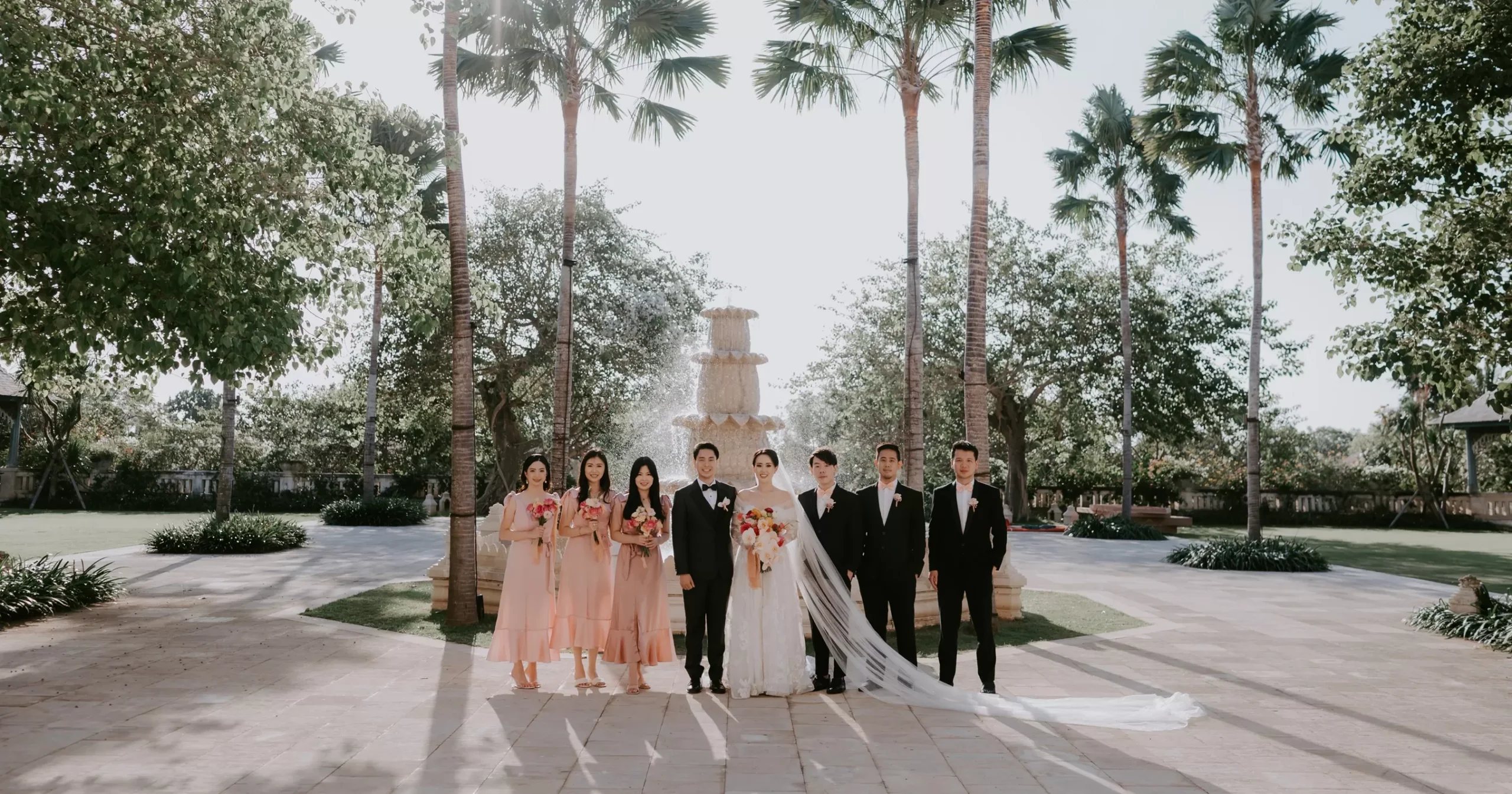 Bali clifftop wedding ceremony